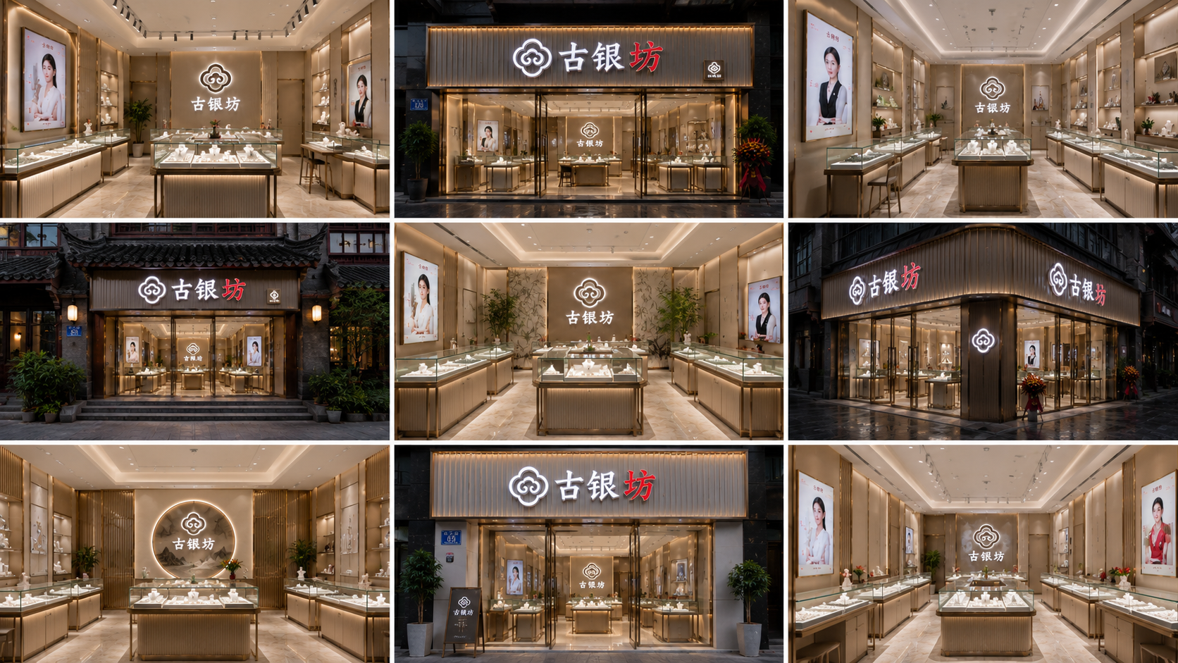 古银坊全国连锁门店布局